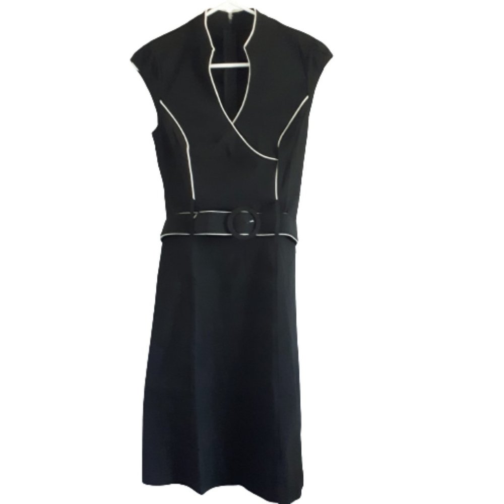 Le Chateau Black Dress with Belt